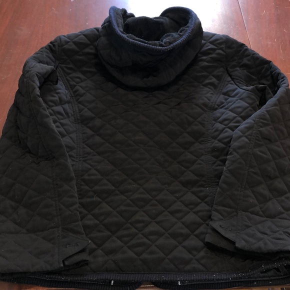 Esprit Outerwear Quilted Hooded Zip Up Coat - Picture 9 of 11